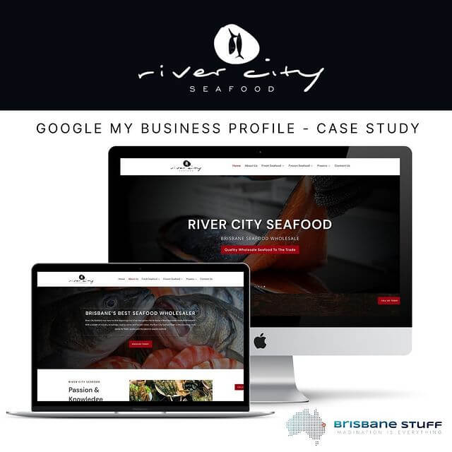 Werbeagentur in Brisbane GMB Google My Business Optimization Service für River City Seafood